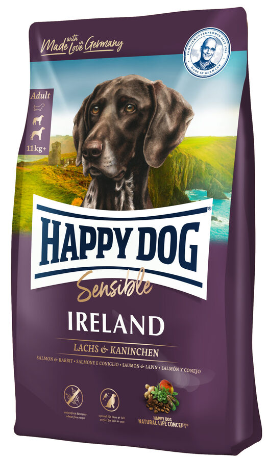 Happy Dog Ireland z lososom in kuncem!