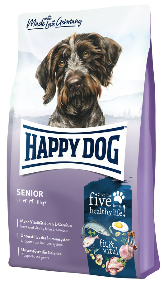 Happy Dog Supreme Senior – Najboljše beljakovine za najboljšo starost.