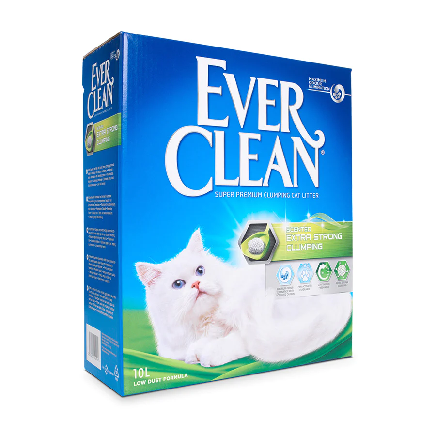 ever clean super premium clumping cat litter extra strong scented 10l product image 900x900px 1024x1024 Ever Clean Scented Extra Strong